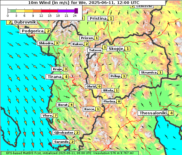 Wind, 11. 6. 2025