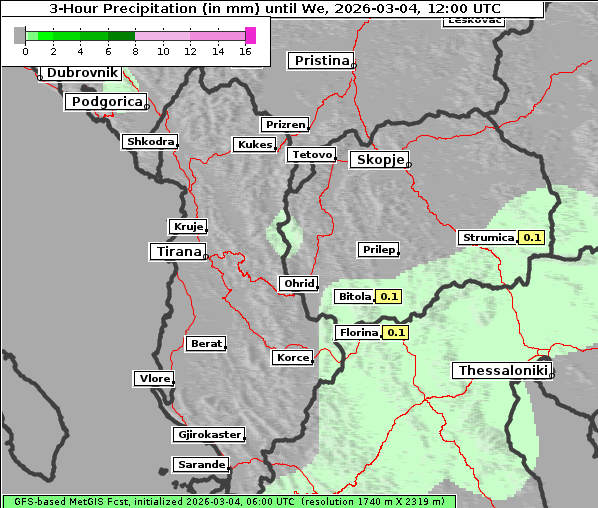 Niederschlag, 4. 3. 2026