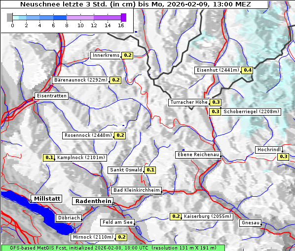 Neuschnee, 9. 2. 2026