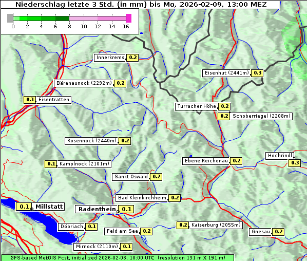 Niederschlag, 9. 2. 2026
