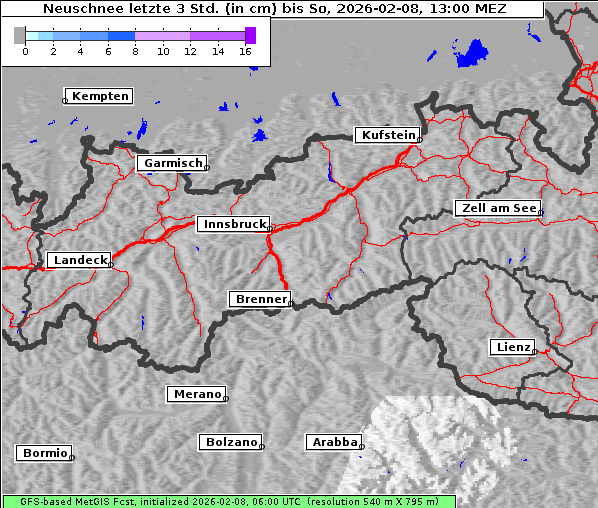 Neuschnee, 8. 2. 2026
