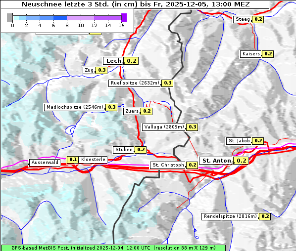 Neuschnee, 5. 12. 2025
