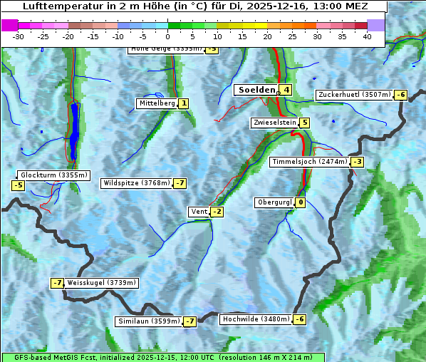 Temperatur, 16. 12. 2025