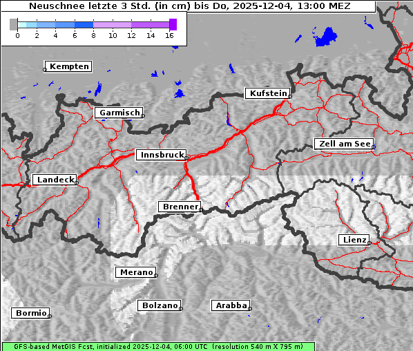 Neuschnee, 4. 12. 2025