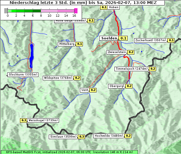 Niederschlag, 7. 2. 2026