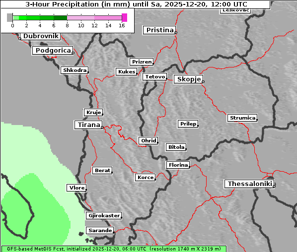 Niederschlag, 20. 12. 2025