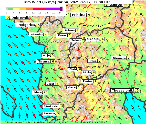 Wind, 27. 7. 2025