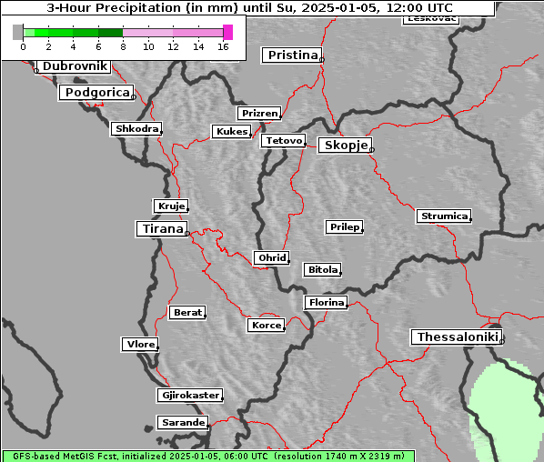 Niederschlag, 5. 1. 2025