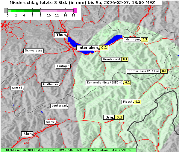 Niederschlag, 7. 2. 2026