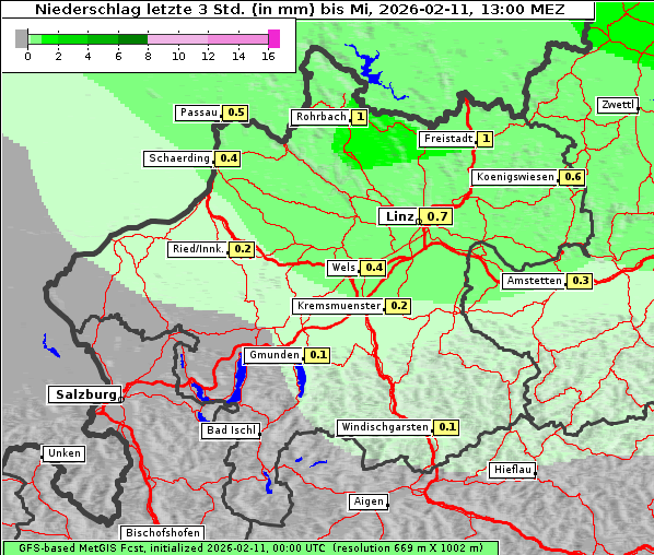 Niederschlag, 11. 2. 2026