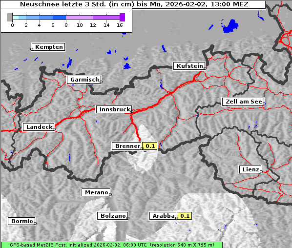 Neuschnee, 2. 2. 2026