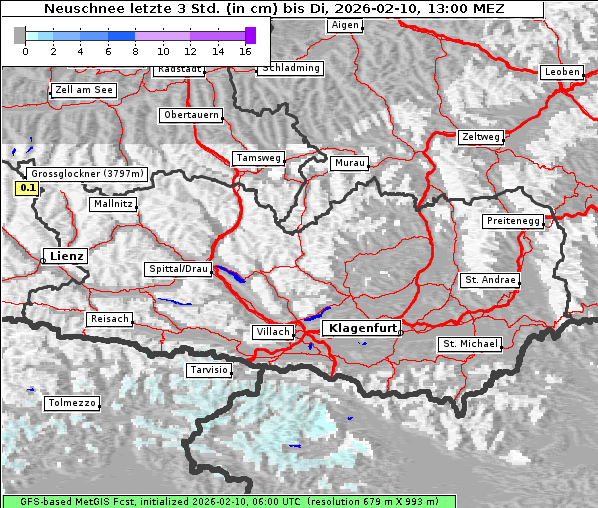 Neuschnee, 10. 2. 2026