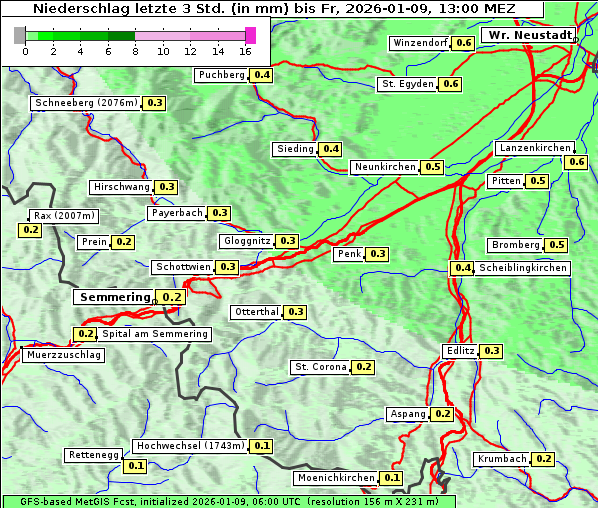 Niederschlag, 9. 1. 2026