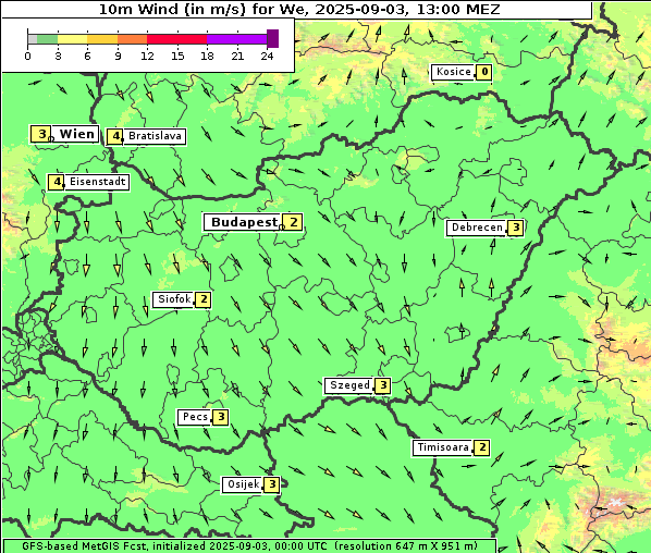 Wind, 3. 9. 2025
