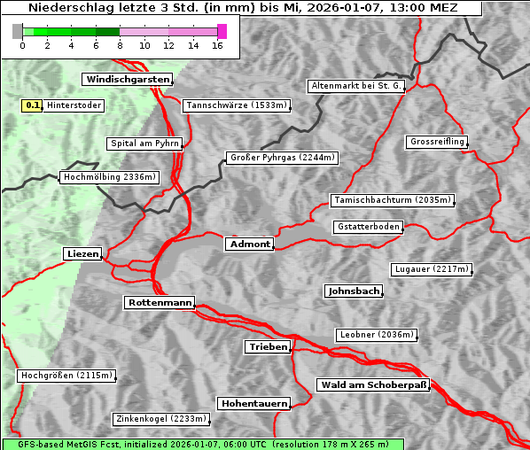 Niederschlag, 7. 1. 2026
