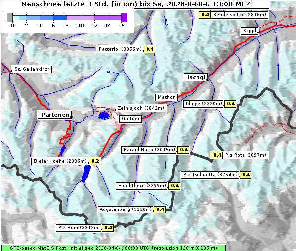 Neuschnee, 4. 4. 2026