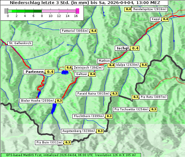 Niederschlag, 4. 4. 2026
