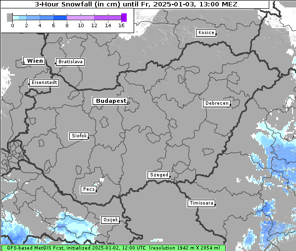 Neuschnee, 3. 1. 2025