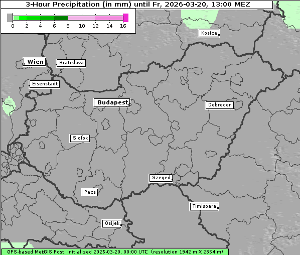 Niederschlag, 20. 3. 2026