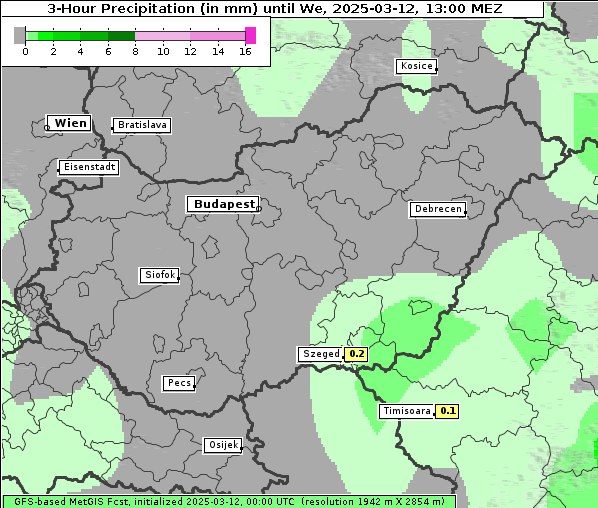 Niederschlag, 12. 3. 2025