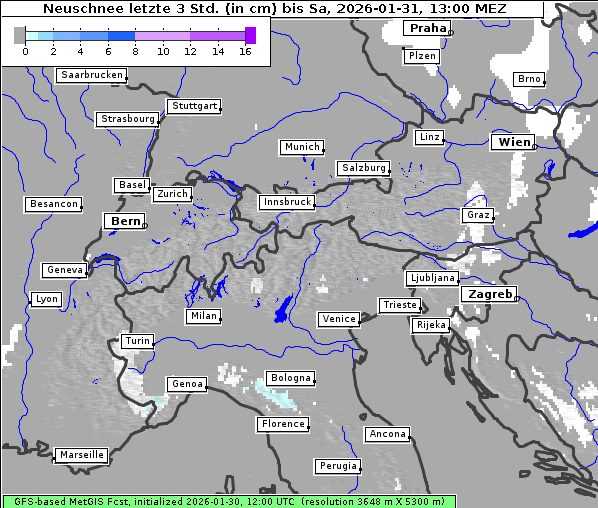 Neuschnee, 31. 1. 2026