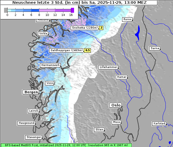 Neuschnee, 29. 11. 2025