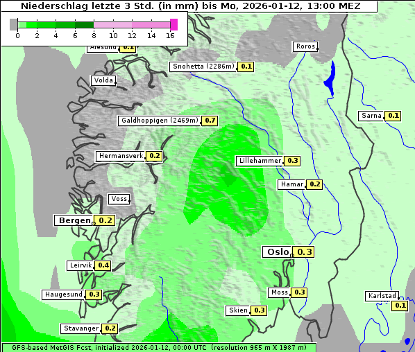 Niederschlag, 12. 1. 2026