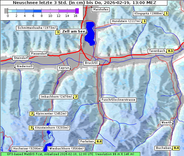 Neuschnee, 19. 2. 2026