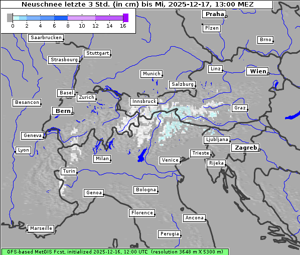 Neuschnee, 17. 12. 2025