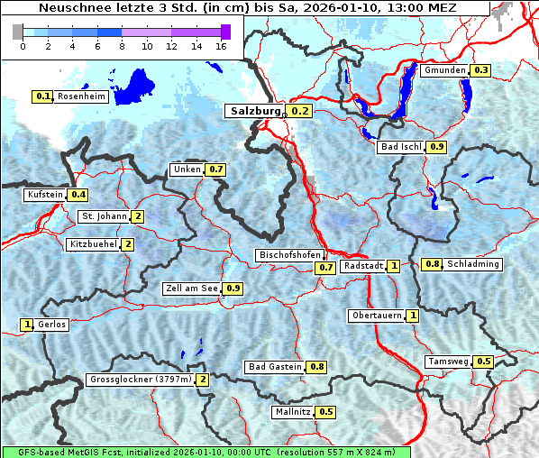 Neuschnee, 10. 1. 2026
