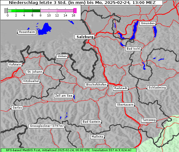 Niederschlag, 24. 2. 2025