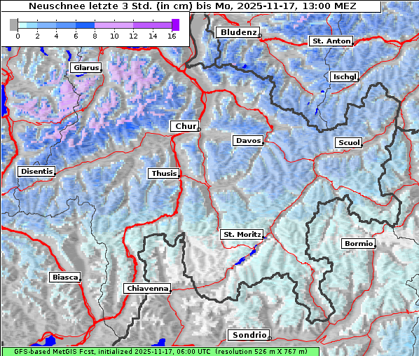 Neuschnee, 17. 11. 2025