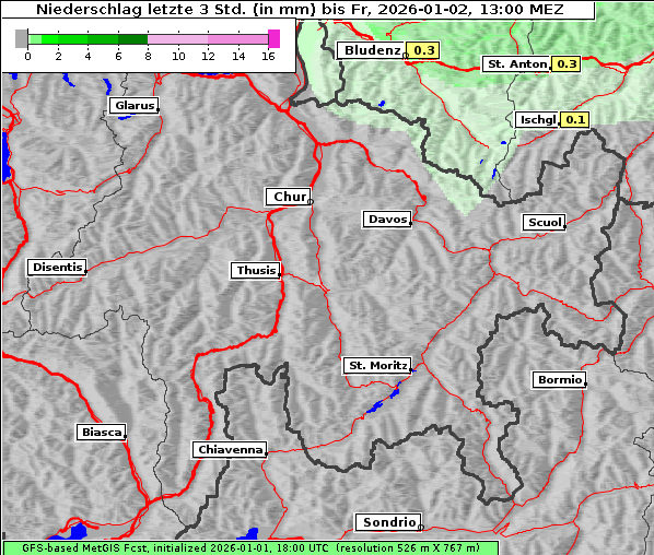 Niederschlag, 2. 1. 2026