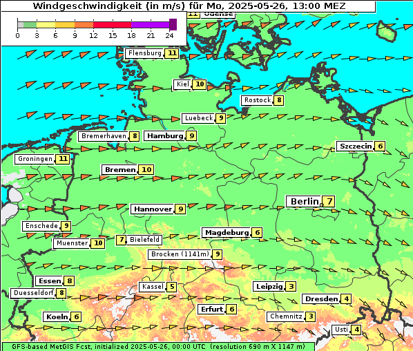 Wind, 26. 5. 2025