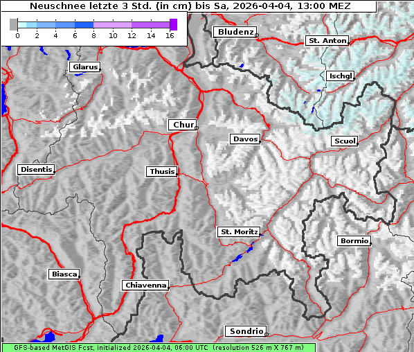 Neuschnee, 4. 4. 2026