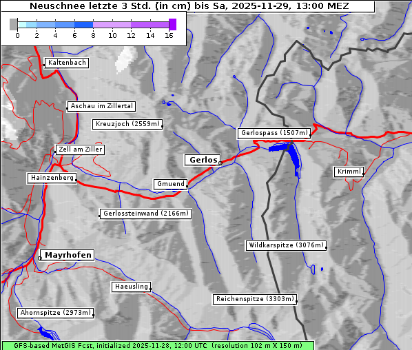 Neuschnee, 29. 11. 2025