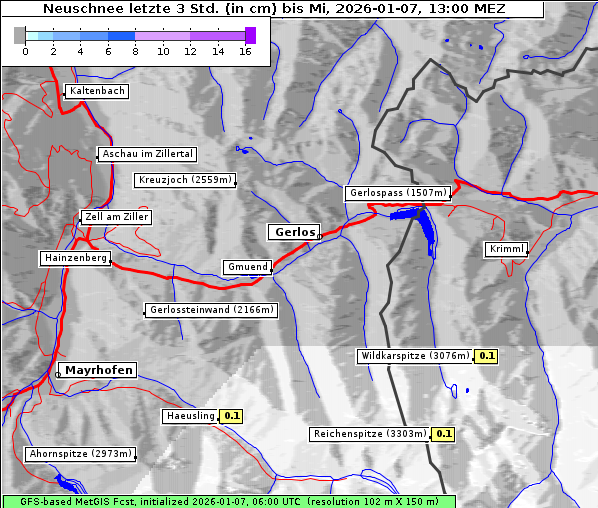Neuschnee, 7. 1. 2026