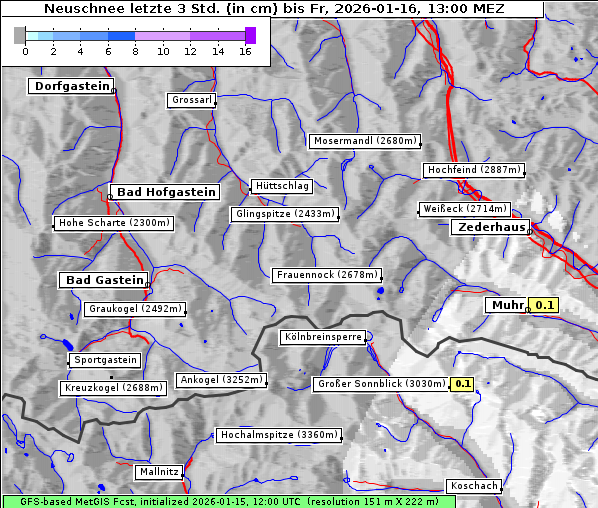 Neuschnee, 16. 1. 2026