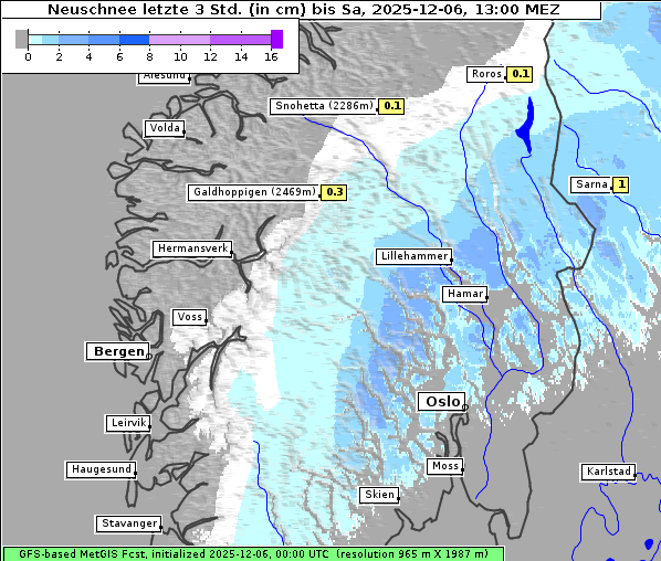 Neuschnee, 6. 12. 2025