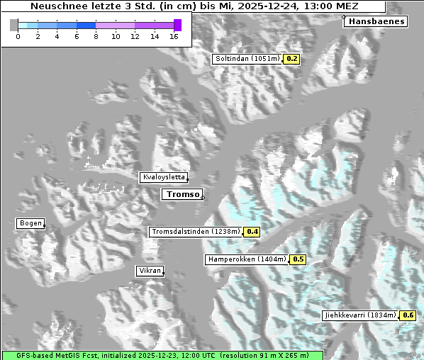 Neuschnee, 24. 12. 2025