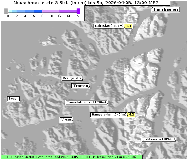 Neuschnee, 5. 4. 2026