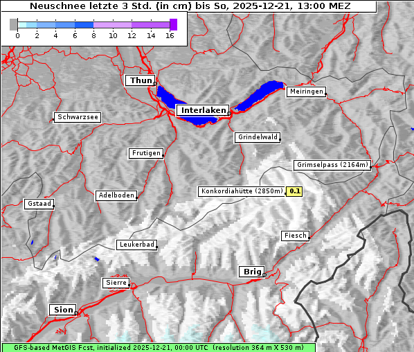 Neuschnee, 21. 12. 2025