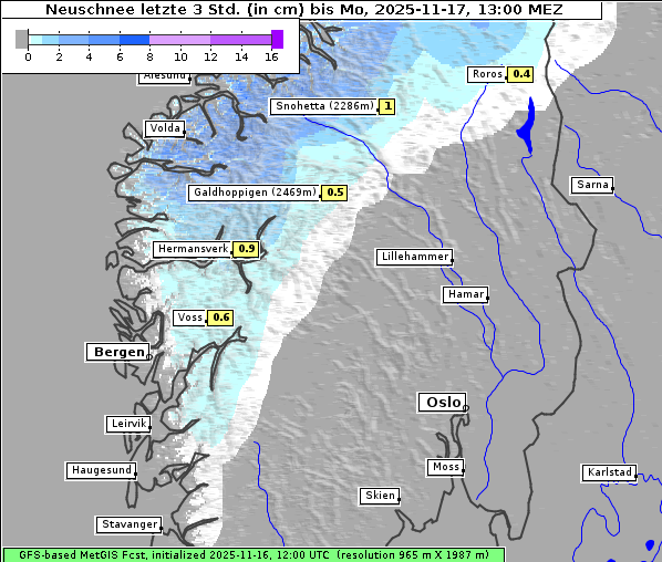 Neuschnee, 17. 11. 2025