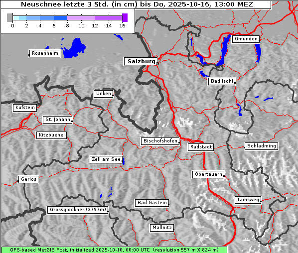 Neuschnee, 16. 10. 2025