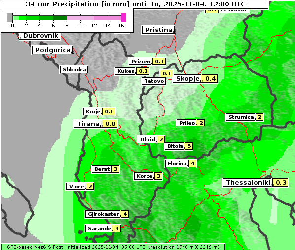 Niederschlag, 4. 11. 2025