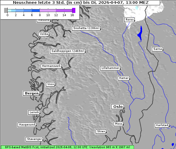 Neuschnee, 7. 4. 2026