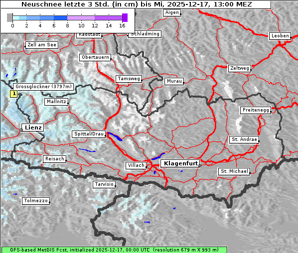 Neuschnee, 17. 12. 2025