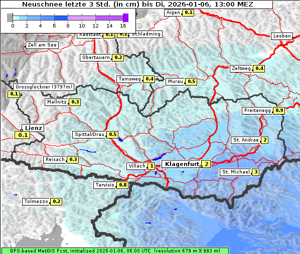 Neuschnee, 6. 1. 2026