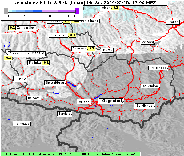 Neuschnee, 15. 2. 2026