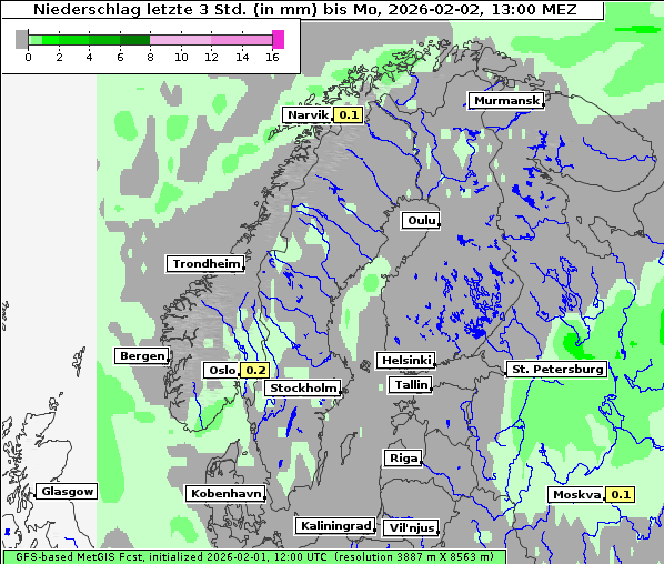 Niederschlag, 2. 2. 2026